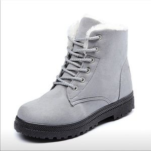 SQL fur lined boots.